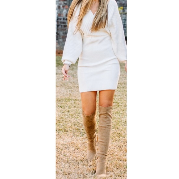 Windsor Dresses & Skirts - White Sweater Dress